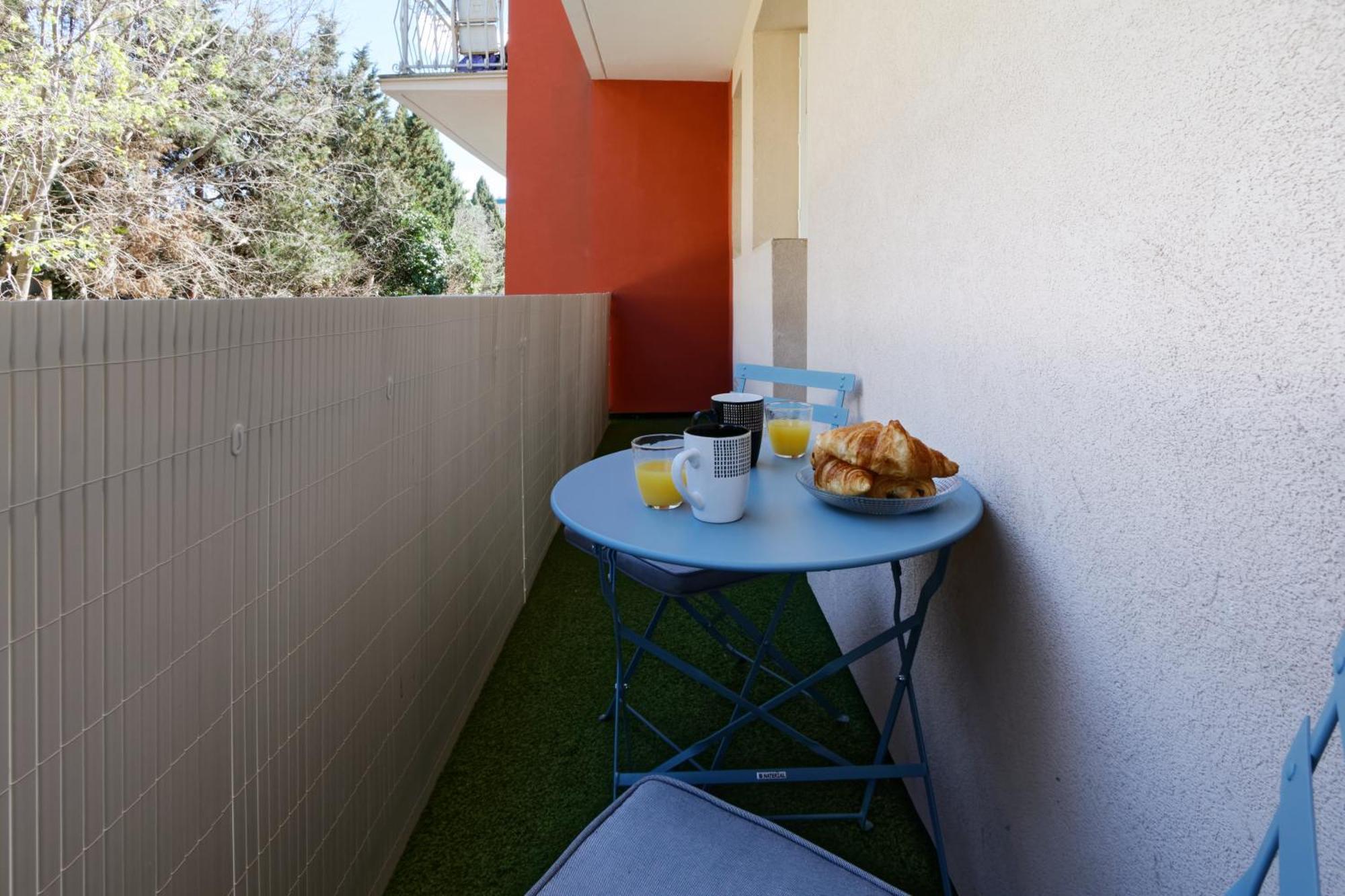 016- T2 Tropisme, Appart 1 Chambre,Clim,Wifi,Parking Монпелие Екстериор снимка