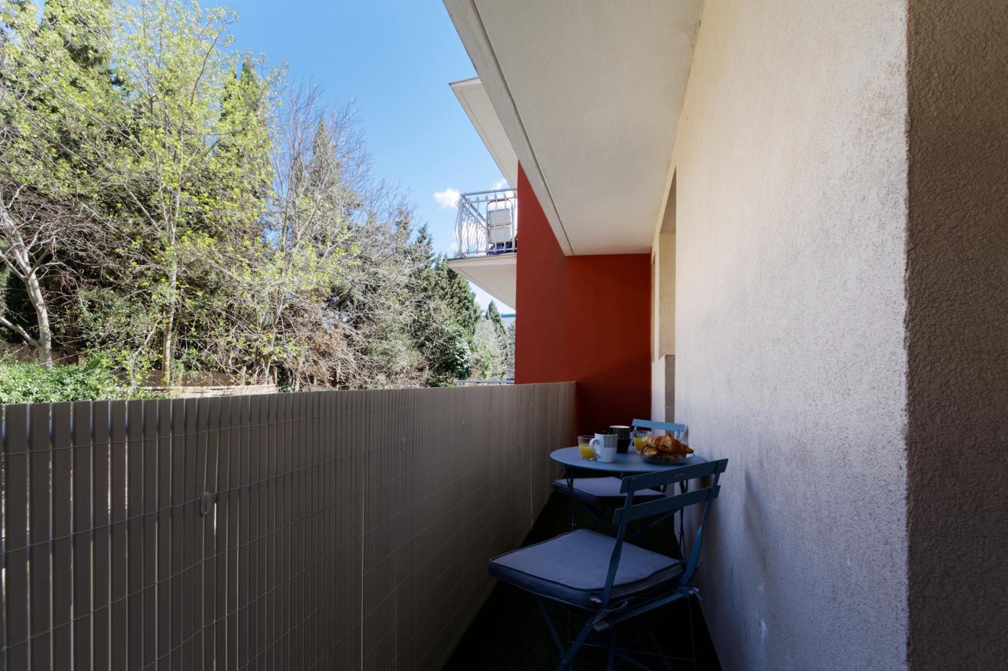 016- T2 Tropisme, Appart 1 Chambre,Clim,Wifi,Parking Монпелие Екстериор снимка